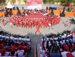 Calon Paskibraka Kabupaten dan Paskibra Kapanewon Se Kabupaten Gunungkidul Gelar Apel Bersama