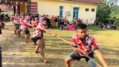 Memperingati HUT Kemerdekaan RI Ke-79, Satgas Pamtas RI-MLY Yonkav 12/BC Gelar Giat Perlombaan