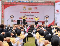 Meriahnya Hari Jadi Polwan Ke-76 di Polda DIY saat Olahraga Bersama
