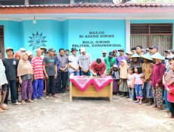 Bupati Resmikan Masjid Ki Ageng Giring dan Hadiri Pertemuan Lintas Cabang Muhammadiyah