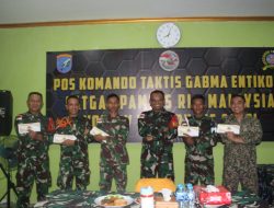 Syukuran dan Doa Bersama Yonkav 12/BC di Perbatasan