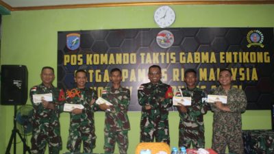 Syukuran dan Doa Bersama Yonkav 12/BC di Perbatasan