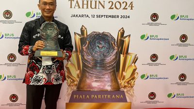 Raih Penghargaan Paritrana Award, Prof Zudan Ucapkan Terima Kasih ke Disnakertrans dan OPD yang Beri Perlindungan kepada Pekerja