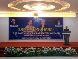 Partai NasDem Kabupaten Sanggau Menggelar Rapat Koordinasi Daerah