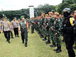 Kunker Presiden RI di Magelang, Danrem 072/Pamungkas Pimpin Apel Gelar Pasukan Pengamanan VVIP