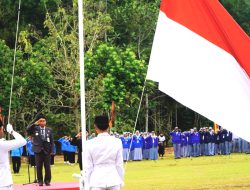 Plt. Bupati Gunungkidul Pimpin Upacara Hari Sumpah Pemuda ke-96 di Lapangan Karang Nglanggeran