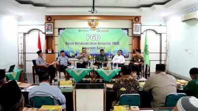 Kemenag Bantul Gelar Acara Forum Group Discussion FKUB
