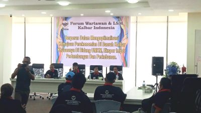 Silaturahmi Forum Wartawan dan LSM Kalimantan Barat Bahas Optimalisasi Ekonomi Daerah