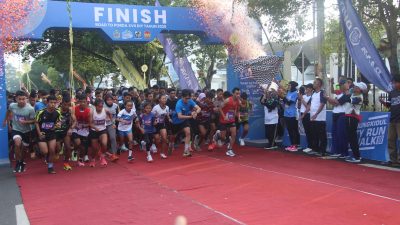 Ribuan Peserta Lomba Gunungkidul City Run 2024 Dilepas Dandim 0730/GK bersama Forkopimda