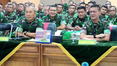 Danrem 072/Pamungkas Beserta Anggota Ikuti Webinar Kesehatan