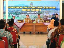 Dinas Pertanian dan Pangan Gunungkidul Gelar Koordinasi dan Sosialisasi Kesiapan Musim Tanam