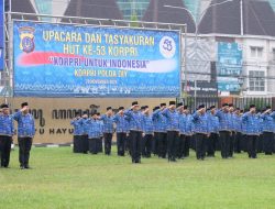 Upacara dan Tasyakuran HUT ke-53 di Polda DIY, “KORPRI untuk Indonesia”
