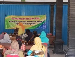 Ketua RT dan RW se Kalurahan Sumberejo Semin Terima Insentif
