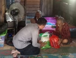 Bhabinkamtibmas Polsek Ngabang, Berbagi Kepedulian untuk Anak Yatim dan Duafa