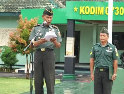 Amanat Pangdam IV/Diponegoro Dibacakan Danramil 11/Tepus saat Upara Bendera 17-an