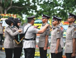 136 Siswa Bintara Polri Resmi Dilantik Menyandang Pangkat Brigadir Polisi Dua