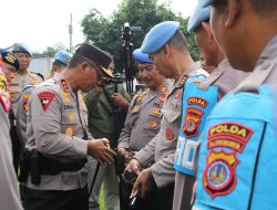 Kapolda Pimpin Langsung Pengecekan Senpi dan Amunisi Personel Polda DIY