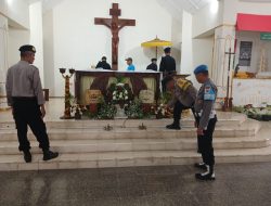 Jelang Natal, Polres Bantul Sterilisasi Gereja Bersama Gegana