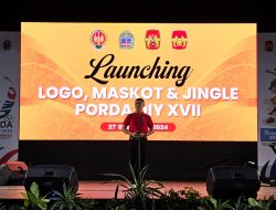 Bupati Sunaryanta Launching Maskot Porda DIY XVII Tahun 2025