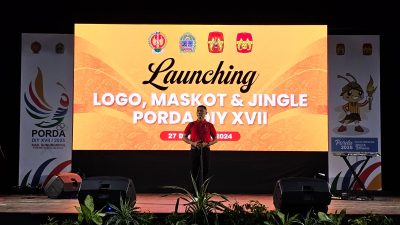 Bupati Sunaryanta Launching Maskot Porda DIY XVII Tahun 2025