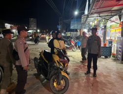 Patroli Malam di Simpang Vit, Polri Jaga Keamanan Warga di Tengah Kesibukan Libur Nataru