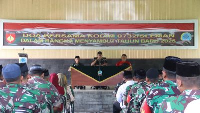 Sambut Tahun Baru 2025, Keluarga Besar Kodim 0732/Sleman Gelar Do’a Bersama
