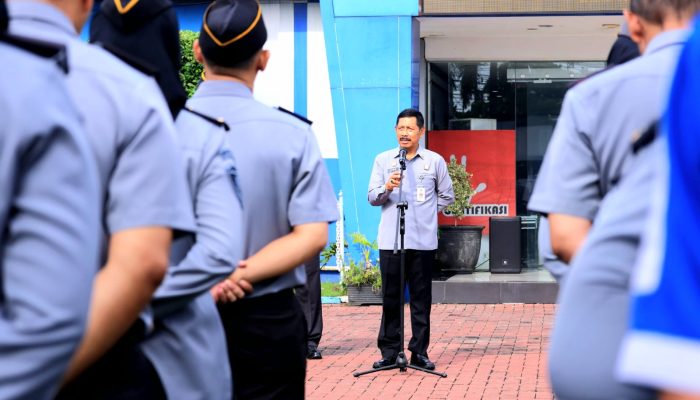 Pimpin Apel Bersama, Kakanwil KemenKum Jatim Optimis BHP Surabaya Akan Raih Predikat WBK