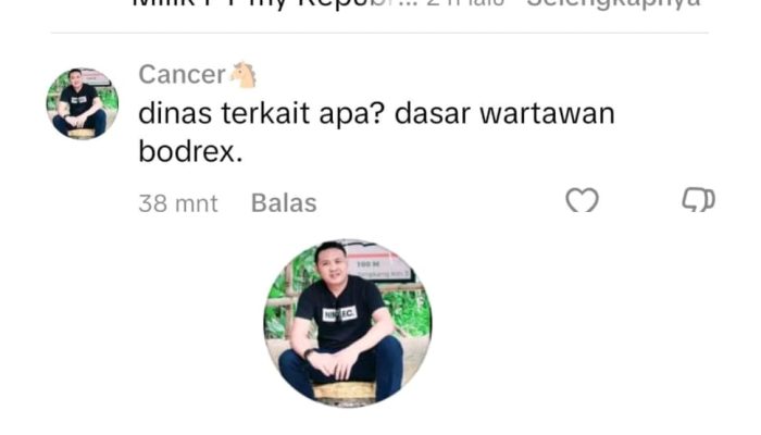 Heboh! Akun TikTok @aw1nkk Diduga Lecehkan Profesi Wartawan dengan Sebutan “Wartawan Bodrex”