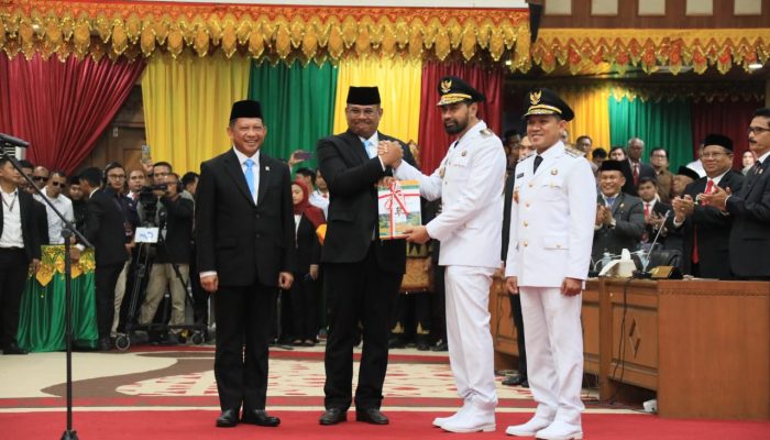 Pelantikan Gubernur dan Wakil Gubernur Aceh Masa Jabatan 2025 – 2030, Safrizal ZA Ucapkan Selamat