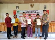Sebanyak 376 dari 667 Sertifikat Tanah Diserahkan Kepala Desa Suka Bangun Kepada Warga Melalui Program PTSL