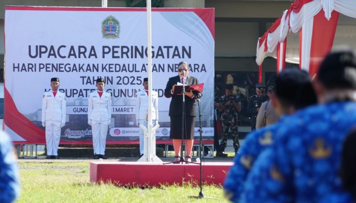 Bupati Gunungkidul Endah Subekti Kuntariningsih Pimpin Upacara Peringatan Serangan Umum 1 Maret