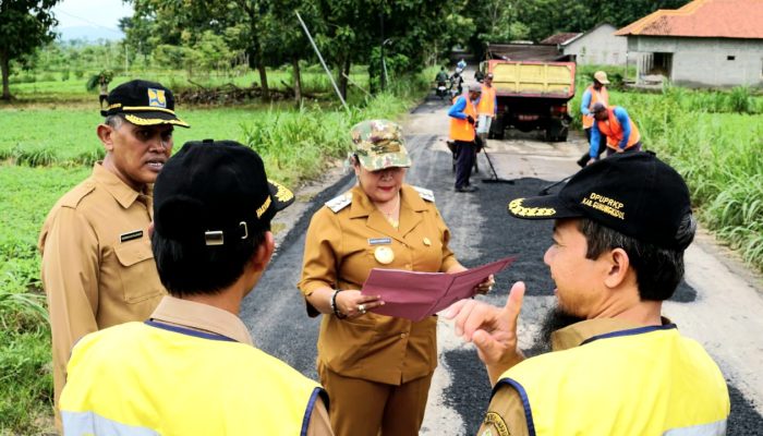 Bupati Gunungkidul Monitoring Perbaikan Jalan Karangtengah – TPR Pindul