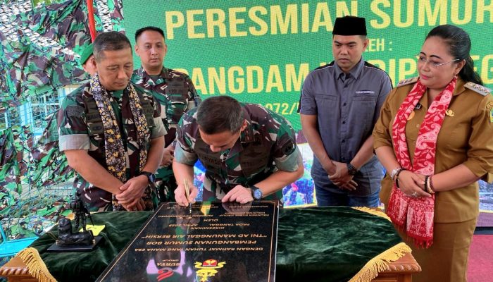 Pangdam IV/Diponegoro Resmikan Sumur Bor di Gunungkidul, Solusi Pemenuhan Kebutuhan Air Bersih
