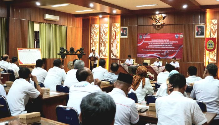Pemkab Gunungkidul Komitmen Bangun Zona Integritas Menuju Wilayah Bebas Korupsi