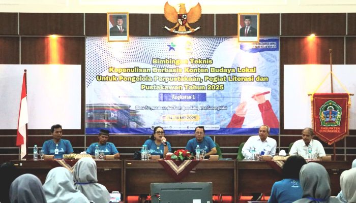 Dinas Perpustakaan dan Kearsipan Gunungkidul Gelar Bimtek Kepenulisan Berbasis Budaya Lokal