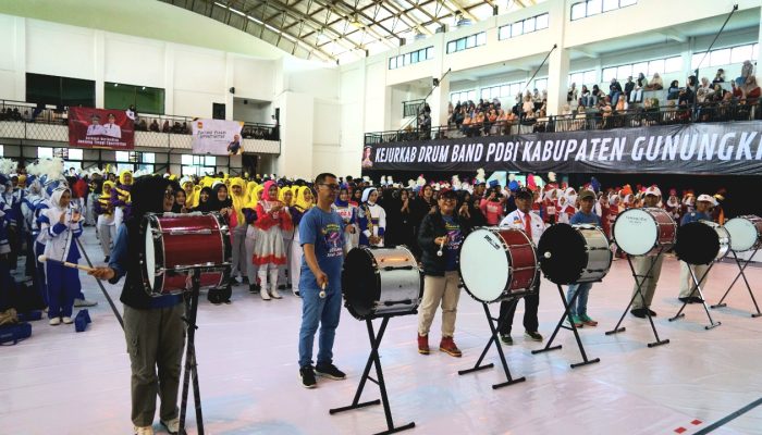 Ratusan Siswa Ikuti Kejurkab Drumband Gunungkidul, Targetkan Emas di Porda DIY 2025
