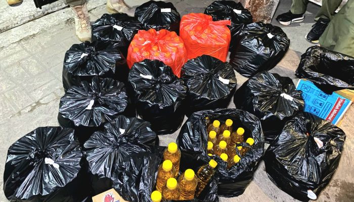 Ratusan Botol Miras Oplosan Disita Polres Bantul dalam Razia Pekat
