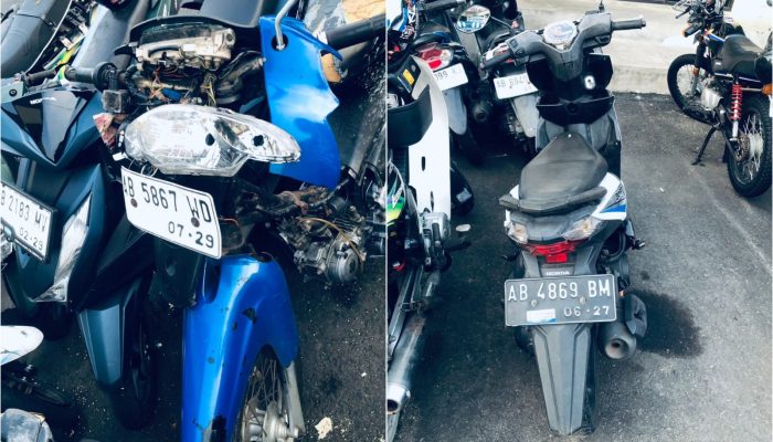 Tabrakan di Jalan Baron, Pemotor Patah Tulang Kaki