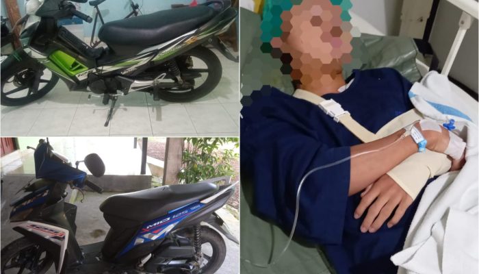 Laka Jalan Wonosari-Baron, Satu Pemotor Patah Tulang