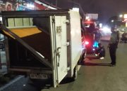 Pemotor Alami Patah Tulang Setelah Ditabrak Mobil Box di Jalan Wonosari