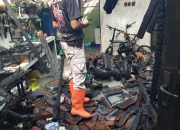 Tak Terima Ditegur oleh Adiknya, Sang Kakak Bakar Sepeda Motor