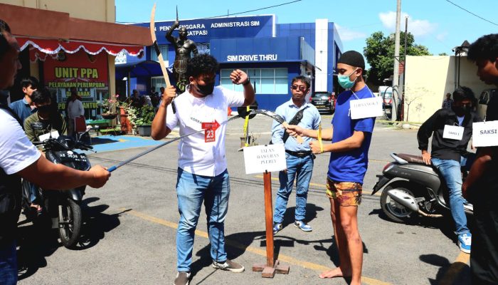 Rekonstruksi Duel Maut di Bantul, Tersangka NA Lakukan 30 Adegan