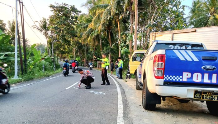 Pemotor Meninggal Dunia Setelah Tabrakan dengan Truk di Kulonprogo
