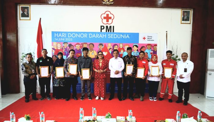 PMI Gunungkidul Gelar Acara Penghargaan Pendonor Darah Sukarela