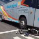 Bus Rosalia Indah dan Motor Honda Kharisma Terlibat Tabrakan, 1 Orang Luka