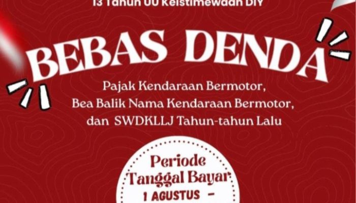 Kabar Baik untuk Warga DIY, Samsat Beri Program Bebas Denda Pajak Selama Tiga Bulan