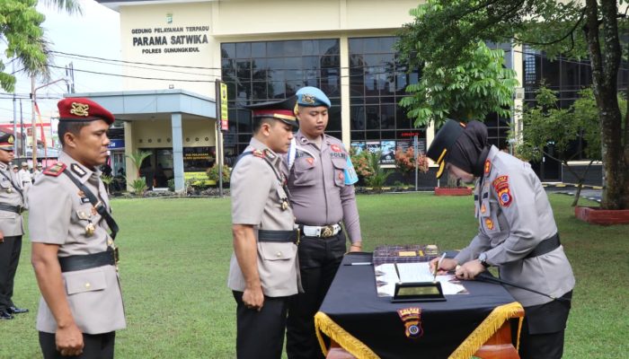Polres Gunungkidul Lakukan Rotasi, Delapan Pejabat Utama dan Kapolsek Berganti