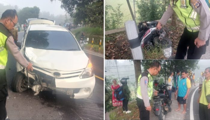 Kecelakaan Beruntun di Patuk Gunungkidul, Mobil Xenia Tabrak Dua Motor, Korban Luka-luka