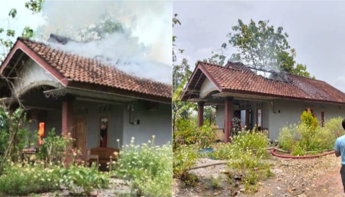 Kebakaran Rumah di Patuk, Kerugian Capai Rp50 Juta, Diduga Akibat Konsleting Listrik