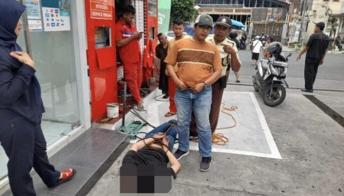 Diteriaki Warga, Dua Pembobol ATM Dibekuk Polisi di SPBU Bugisan Yogyakarta